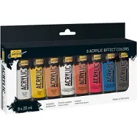 Kreul 84174 Set acrylverf Metallic 8 x 20 ml