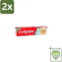 Colgate - Aardbeismaak - Kindertandpasta - Voor 0 tot 2 jaar oud - 50ml - Voordeelverpakking - 2 stuks - Baby tandpasta - Kindertandpasta