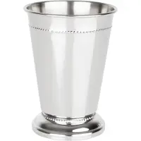 Olympia barware geborduurde julep beker roestvrij staal 370ml