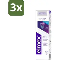Elmex 3 x Tandpasta Glazuur Professional Opti-Glazuur 75 ml - Tandpasta - Glazuurbescherming - Tanderosie - Glazuurverlies - Tandenbescherming