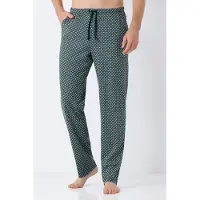 Hajo Premium heren lounge broek marine blauw | Maat 54