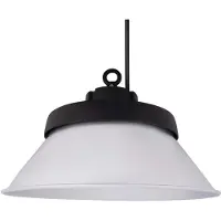 LEDVION - LED High bay, Met Reflector, 90°, IP65, 80W, 192 lm/W, Driver, 6000K, Dimbaar, UFO lamp voor, werkplaatsverlichting, halverlichting, plafondlamp werkplaats