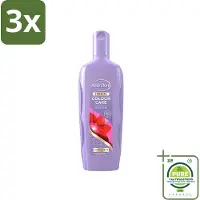 Andrélon 3 x - Colour Care - Shampoo - Sulfaatvrij - 300 ml - Grootverpakking - Kleurbehoud - Sulfaatvrije Shampoo - Gekleurd Haar - Haarverzorging - Camellia-olie
