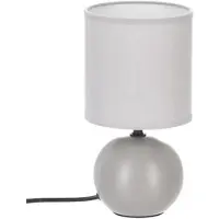 Atmosphera Tafellamp Timeo Grijs - 25 cm x 13 cm