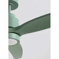 Create - Stille plafondventilator van 40 W met technische ABS-bladen, verkrijgbaar in verschillende maten - M - Met licht - Afstandsbediening - WIND STYLANCE