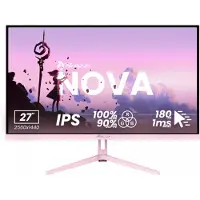 AROZZI Nova 27" Gaming Monitor - QHD IPS - 180Hz - Roze