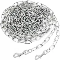 Reverse Stevige Roestvrijstalen Hondenketting 1,5m - 50kg Treksterkte