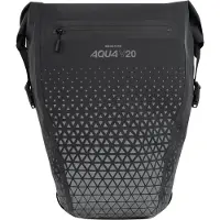 Oxford Aqua V32 Dubbele Fietstas – 32 Liter (2x16L) – 100% Waterdicht – PVC Tarpaulin Bagagedragertas – Zwart