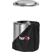 HerQs Cozy Close Bundle - Cozy Firepit met Closer accessoire voordeelbundel - Rookloze vuurkorf - Geurloze vuurkorf