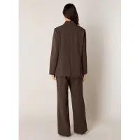 Base Level regular blazer donkerbruin female | Maat: 46