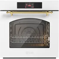 ILVE Oven 60 cm A+ clas 30 / 320 graden Wit Messing - Inbouw