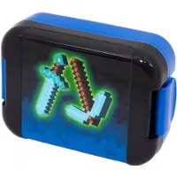 Astra Minecraft Broodtrommel Blauwe Pixel - 450ml