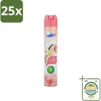 At Home 25 x - Scents - Luchtverfrisser - Vanilla & Magnolia - Verwijdert Vieze Geurtjes - 400 ml - Grootverpakking - Luchtverfrisser - Geur - Vieze Geurtjes - Geur Neutraliseren - Geur Verspreiding