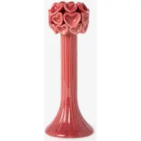 Sissy-Boy Roze kandelaar met hartjes