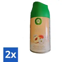 Air Wick 2 x - Luchtverfrisser Navulling - Witte Perzik - Automatische Spray - 250 ml - Freshmatic - Witte Perzik - Geurverspreiding - Automatische Spray - Navulling