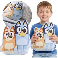 Sarcia.eu Bluey Bingo Blauw, ZACHT Sierkussen, decoratief voor de kamer, VELOURS vormkussen 32x29 cm OEKO-TEX