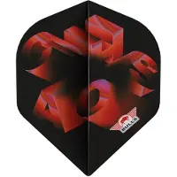 Bull's Chaos Red NO2 - Dart Flights