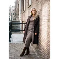 Inwear Dames Tops & T-shirts Dagnaiw Melange T-shirt Ls - Bruin - Maat M