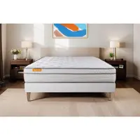 Septnuits Matras 200x200 cm, pocketvering en traagschuim - Memo Luxe