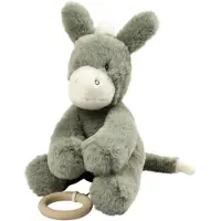 Nattou LouLou Muziekknuffel Ezel - Zachte Knuffel met Muziek - Baby Cadeau - 30 cm - Donkergroen