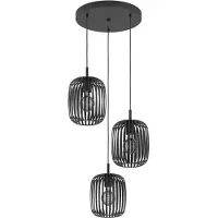 Eglo Hanglamp E27 | Romazzina 3 | Rond Zwart