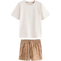 Next - Dames - Pyjama met short - Crème
