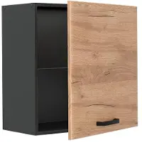 Vicco Hangkast R-Line, Goudkleurig Eiken/Antraciet, 60 cm met 1 deur