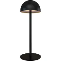 LEDVION - Oplaadbare Tafellamp Vita - LED - Zwart - Dimbaar - IP54 - USB