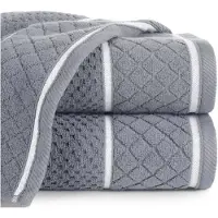Eurofirany Luxe Badhanddoek Staal 50x90 cm - Zero Twist Cotton