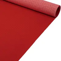 ANRO Eventtapijt Rood 400x133cm – Beurstapijt Loper Messeloper Bruiloftsloper Antislip Weerbestendig