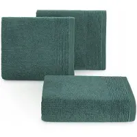 Eurofirany LARI Handdoek 30x50cm Donker Mint 500g/m² Katoen met Borduursel