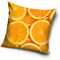 Carbotex Decoratieve kussenhoezen 40x40 cm - Sappige oranje appels