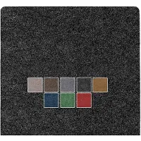 ANRO Deurmat Zwart 120x80cm – Schoonloopmat Antislip Wasbaar Voordeur Hal Binnen & Buiten Op Maat