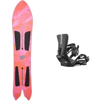 Burton - Packs (snowboards & bindingen) - Pack Ft Channelsurfer 2026 voor Heren van Hout - Roze