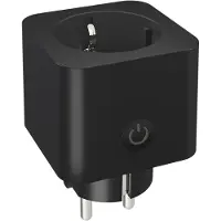 LEDVION - Slimme Stekker WiFi - Smart Plug - 16A - Energiemeter - Werkt met Alexa, Google Home & Siri - Zwart