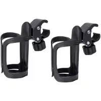Jojomino 2X Bike Cup Holder Stroller Bottle Holders Universal 360 Degrees Rotation Antislip Cup Drink Holder for Baby