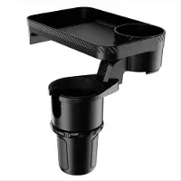 Jojomino Premium autobekerhouder expander Multifunctionele drank met voedseltafel 360 graden verstelbare basislade voor snacks