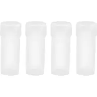 Semoic 200 Stuks 5 Ml Plastic Monsterflessen Drinkbaar Doorzichtige Opbergdoos Flesje Opslagcontainer