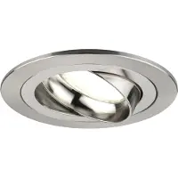 LEDVION - LED Inbouwspot Tokyo - RVS - Dimbaar - 3W - 4000K - Ø92 mm