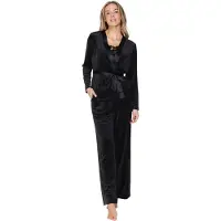 Pastunette Velours dames huispak zwart Premium | Maat 42