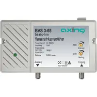 Axing Kabel TV Versterker (Versterker), Satelliet accessoires, Grijs