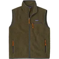 Patagonia - M's Retro Pile Vest Basin Green voor Heren - Maat M - Kaki