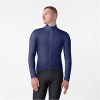 Castelli - Competizione Thermal L/S Jersey - Fietsshirt L, wit
