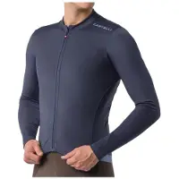 Castelli - Espresso Thermal 2 Jersey - Fietsshirt S, blauw