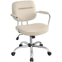 Markenlos Ergonomische bureaustoel - Beige - 60cm x 60cm x (87-97)cm