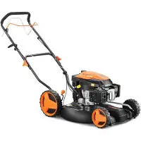 FUXTEC Benzin Rasenmäher FX-RM51SA96 Mulchmäher mit Antrieb