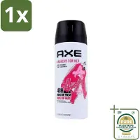 Axe 1 x - Deodorant Bodyspray - 48hrs Non Stop Fresh - Anarchy For Her - Rose & Bergamot - 150 ml- Anarchy For Her - Deodorant - Bodyspray - 48h Fresh - Rose & Bergamot