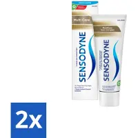 Sensodyne 2 x Tandpasta MultiCare 75 ml - Gevoelige Tanden - Mondverzorging - Tandpasta - Tandgevoeligheid - Tandplak