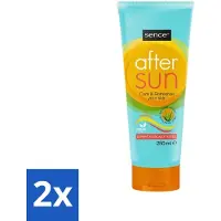 Sence 2 x - After Sun - Lotion - Kalmerend - 200 ml - After Sun Lotion - Zonverbrande Huid - Huid Kalmeren - Aloë Vera - Zomerse Teint