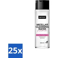 Sence 25 x - Gevoelige Huid - Micellair Water - Make-up Remover - 400 ml - Gevoelige Huid - Make-up Remover - Micellair Water - Hypoallergenisch - Parfumvrij